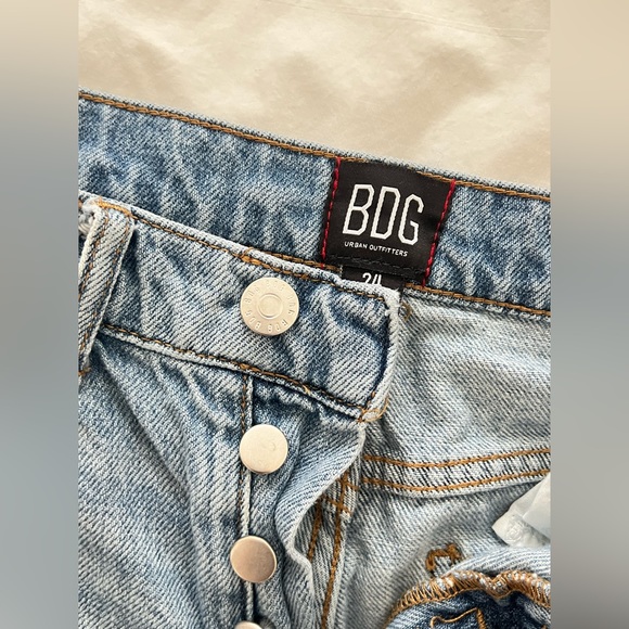 Distressed High Rise Straight Leg BDG Jeans size 24 - Picture 7 of 8